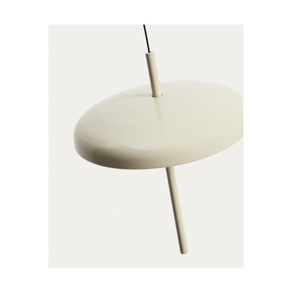 Šviesiai pilkos spalvos lubinis šviestuvas LED su pritemdymo funkcija ø 16 cm su metaliniu gaubtu Porte – Kave Home-image-2