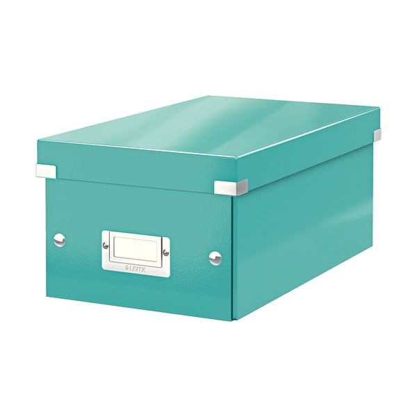 Turkio spalvos mėlyna dėžutė su dangteliu Click&Store - Leitz
