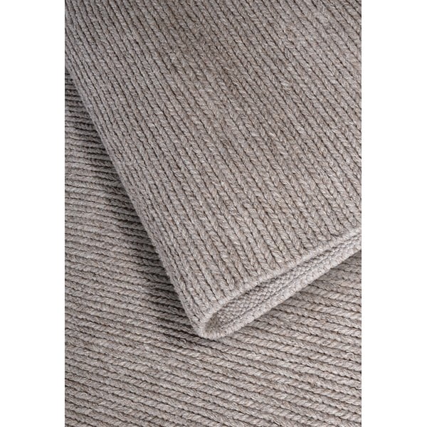 Rankų darbo iš vilnos kilimas šviesiai rudos spalvos 80x200 cm Francois – Villeroy&Boch-image-3