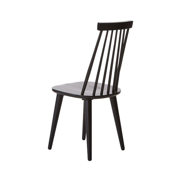 Juodos spalvos iš kaučiukmedžio masyvo baro taburėtės 2 vnt. (sėdynės aukštis 45 cm) Jolina – Ellos Home-image-3