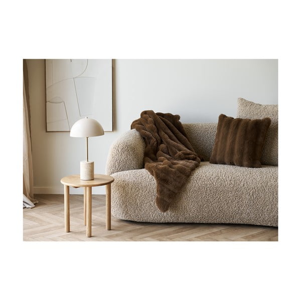 Iš ąžuolo masyvo apvalios formos šoninis stalas ø 40 cm Jena – House Nordic-image-4