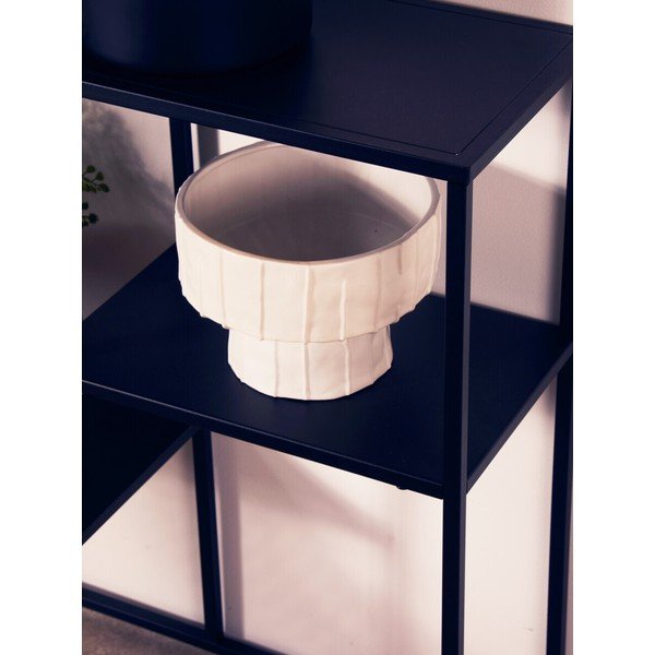 Juodos spalvos iš plieno pastatoma lentyna 80x81x26 cm Acero – Premier Housewares-image-3