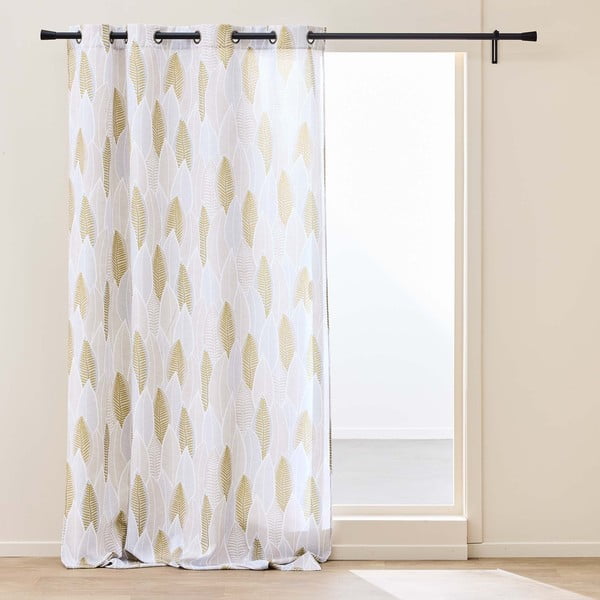 Smėlio spalvos/auksinės spalvos užuolaida 140x260 cm Kim – douceur d'intérieur