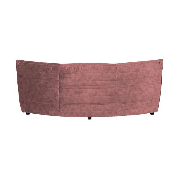 Kampinė sofa iš velveto šviesiai rožinės spalvos (kintama) Bag – WOOOD-image-3