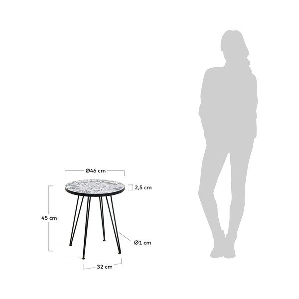 "La Forma Oswalda" kavos staliukas, ø 46 cm-image-2