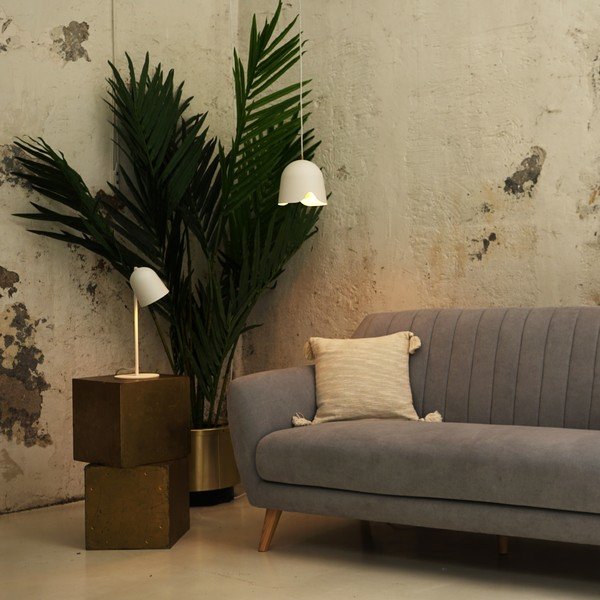 Baltas stalinis šviestuvas SULION Paris, aukštis 40 cm-image-3