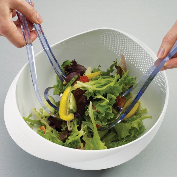 Žalios spalvos dubuo su koštuvu Joseph Joseph Prep&Serve, 29 cm ilgio-image-3