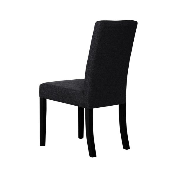 Juoda kėdė su juodomis buko medienos kojomis Ted Lapidus Maison Tonka-image-2