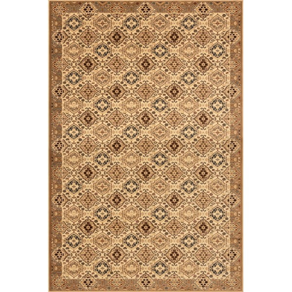 Smėlio spalvos/gintarinės spalvos kilimas 133x190 cm Iris – FD