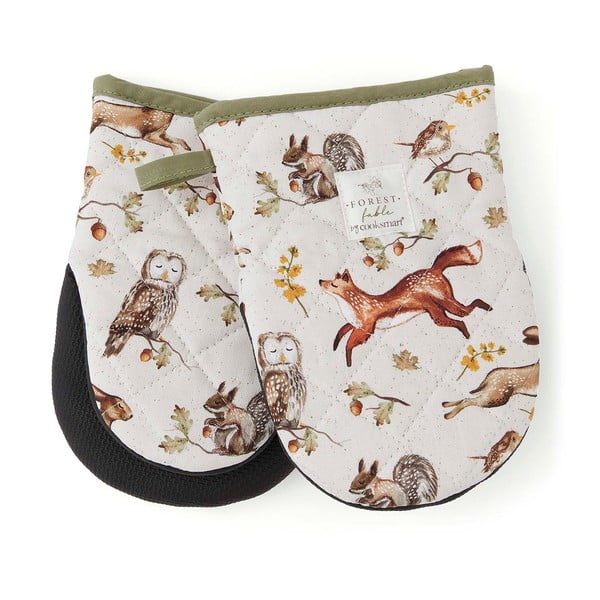 Iš medvilnės virtuvės pirštinės rinkinyje 2 vnt. Forest Fable – Cooksmart ®