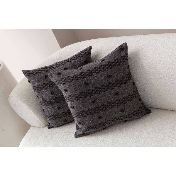 Dekoratyviniai pagalvių užvalkalai 2 vnt. 43x43 cm Tuffet – Mioli Decor-image-2