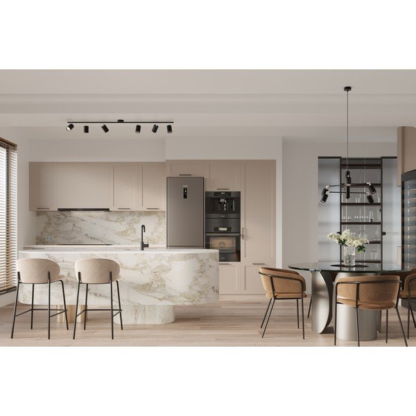 Juodos spalvos iš metalo kabantis šviestuvas Virta – Sollux-image-4