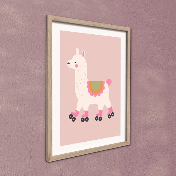 Vaikiškas paveikslas 30x40 cm Roller Llama – Styler-image-3