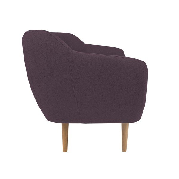 Violetinė dvivietė sofa su šviesiomis kojomis Mazzini Sofas Sicile-image-2