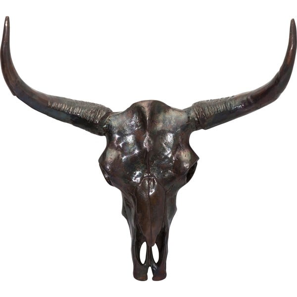 Sieninė buliaus galvos skulptūra "Kare Design Antler Bull