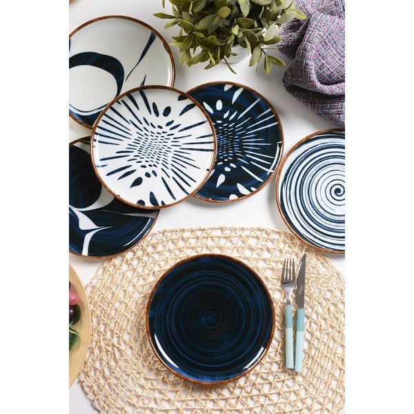 Desertinės iš porceliano  lėkštės 6 vnt. ø 21 cm Mirabel – Hermia-image-1