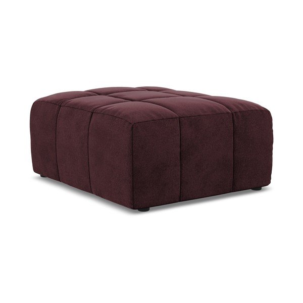 Bordo spalvos taburetė iš velveto Aloha – Makamii-image-3