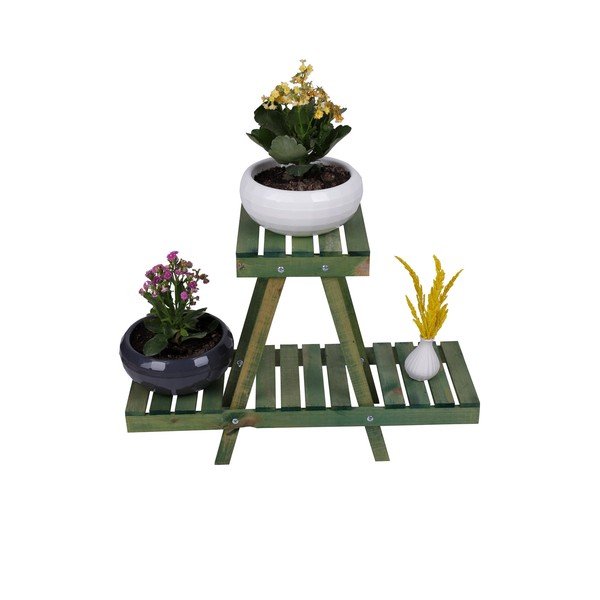 Iš medžio gėlių stovas (aukštis 50 cm) Jardiniere – Mioli Decor