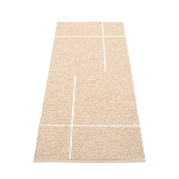 Smėlio spalvos lauko kilimas 70x180 cm Fred Beige – Pappelina