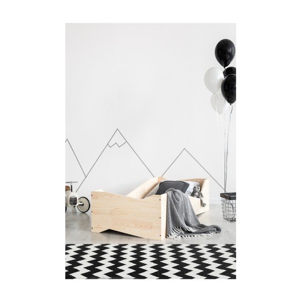 Vaikiška lova iš pušies medienos Adeko BOX 5, 90 x 150 cm-image-1