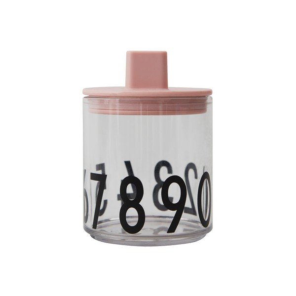 Rožinis vaikiško puodelio dangtelis Design Letters, ø 7 cm-image-3