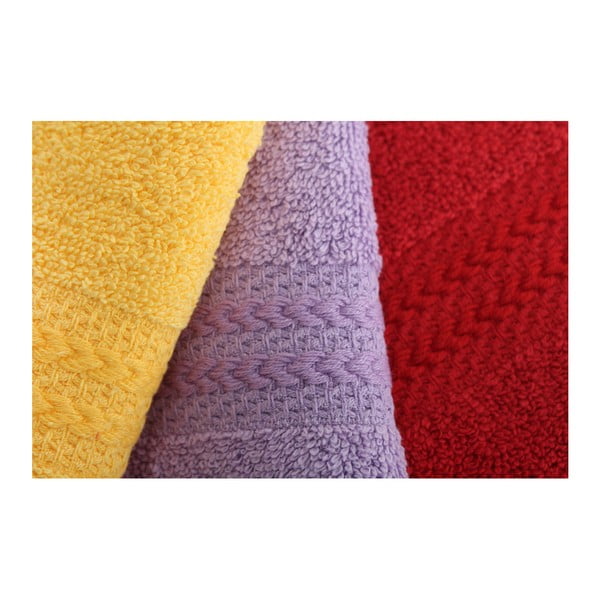 10 vaivorykštės spalvų rankšluosčių rinkinys, 30 x 50 cm-image-3