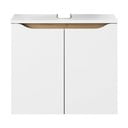 Žema/pakabinama spintelė be kriauklės baltos spalvos 60x53 cm Set 857 – Pelipal