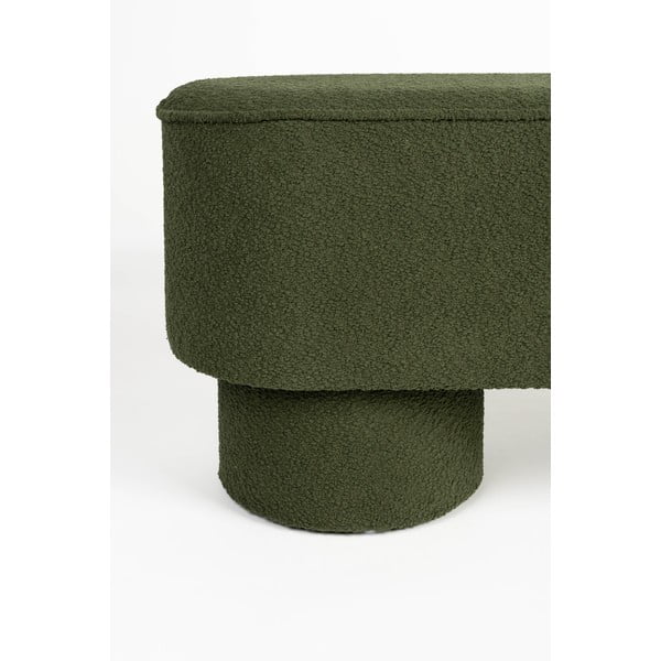 Žalios spalvos iš boucle suolas Marcos – White Label-image-3