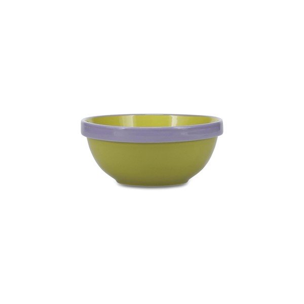 Žalios spalvos/violetinės spalvos iš akmens masės mažas dubuo 710 ml Duo – ONA-image-1