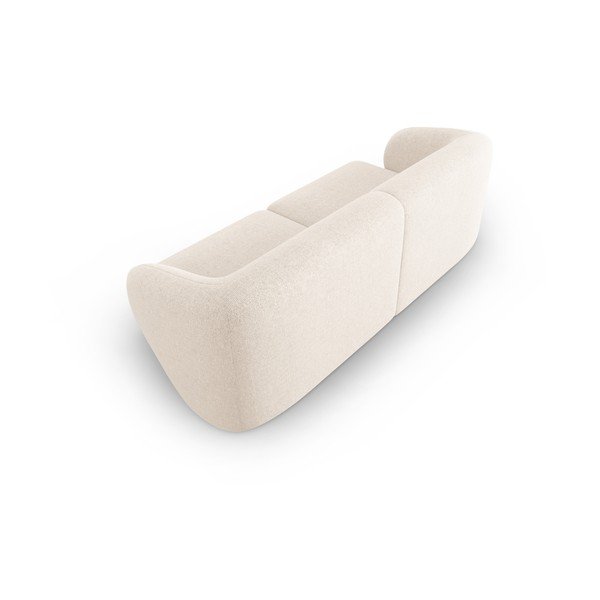 Smėlio spalvos iš šenilinio audinio sofa 188 cm Paolo – Milo Casa-image-3