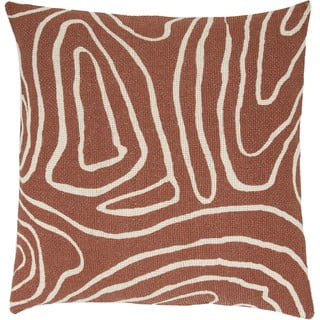 Rudos spalvos medvilninis dekoratyvinis pagalvės užvalkalas Westwing Collection Nomad, 45 x 45 cm
