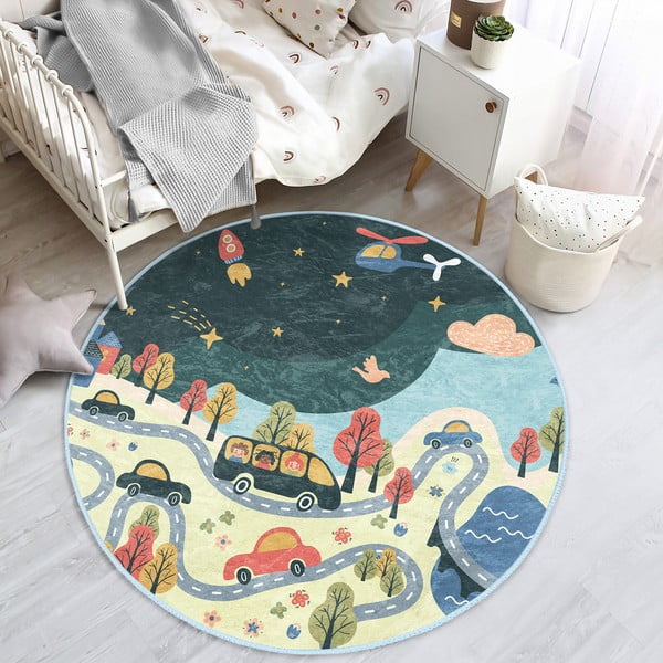 Vaikiškas kilimas ø 120 cm Comfort – Mila Home-image-1