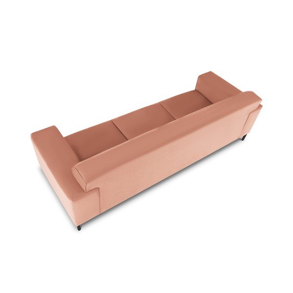Rožinė aksominė sofa Cosmopolitan Design Siena-image-4