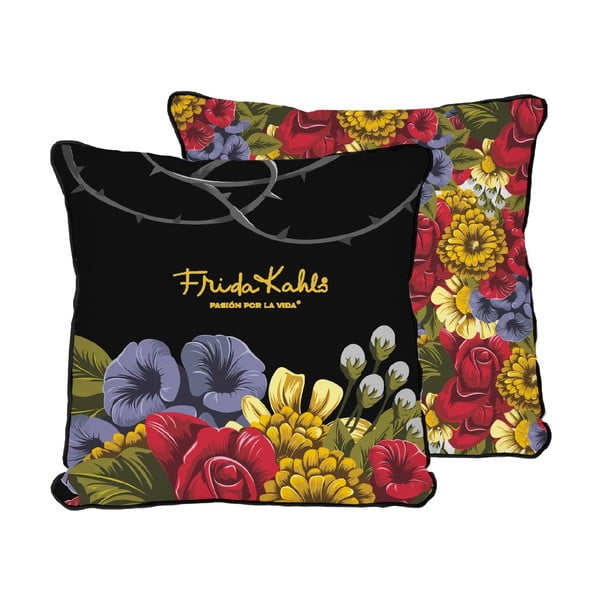 Atvirkštinis užvalkalas ant pagalvės su lino užvalkalu "Madre Selva Frida Bunch", 45 x 45 cm