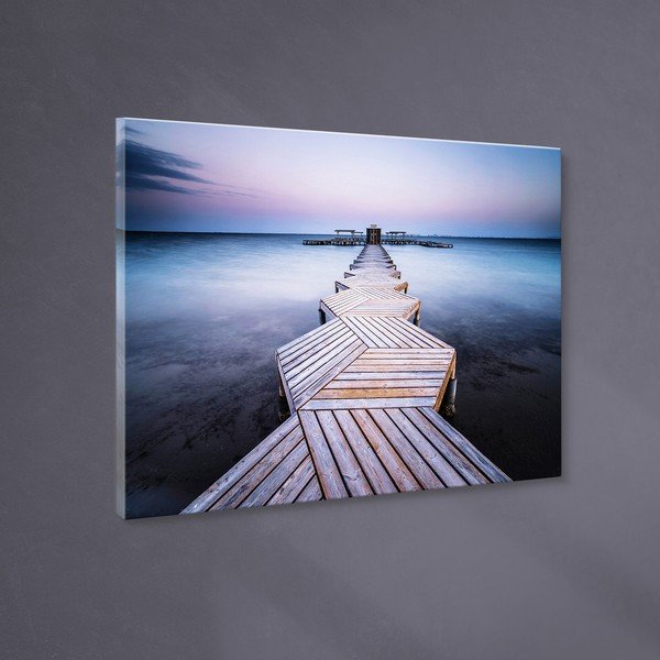 Paveikslas 113x85 cm Twilight Pier – Styler-image-3
