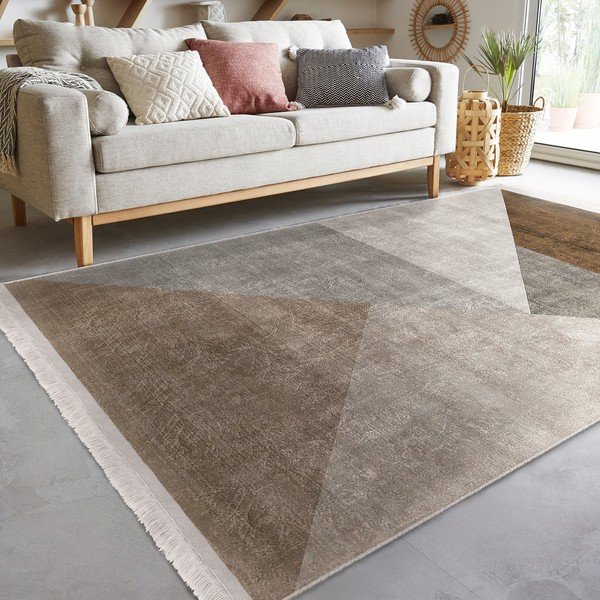 Smėlio spalvos kiliminė danga 80x200 cm - Mila Home-image-2