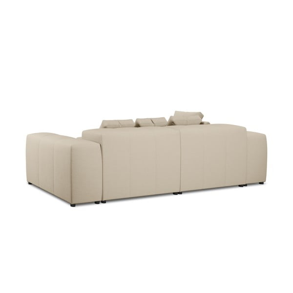 Smėlio spalvos kampinė sofa (kintama) Rome - Cosmopolitan Design-image-4