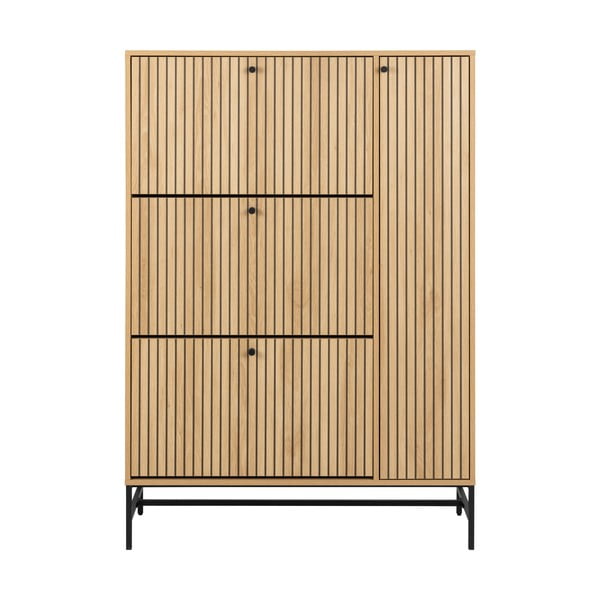Atlenkiama spintelė batams natūralios spalvos iš ąžuolo 99x140x35 cm Albany  – Actona-image-4