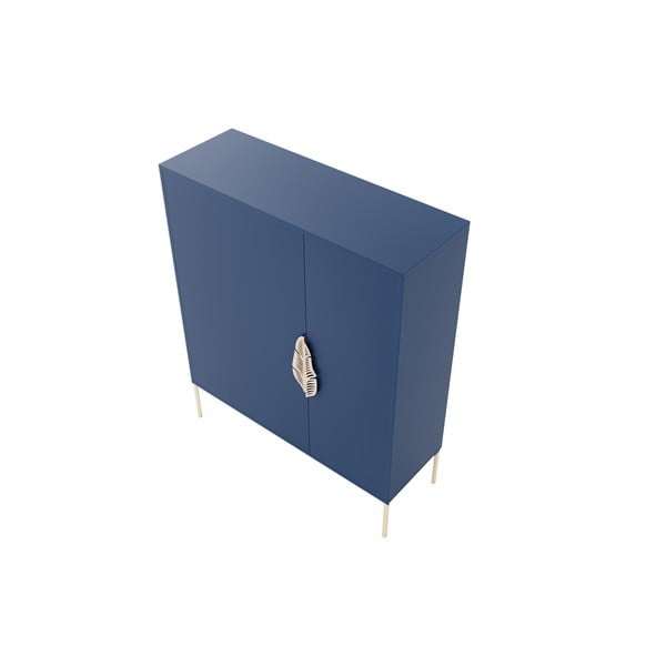 Tamsiai mėlyna batų lentyna Skandica Merlin-image-3