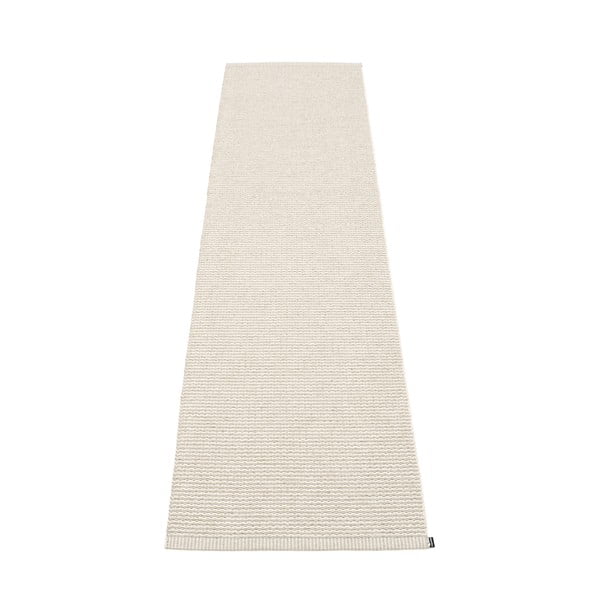 Kreminės spalvos lauko kilimas 60x250 cm Mono Linen Vanilla – Pappelina