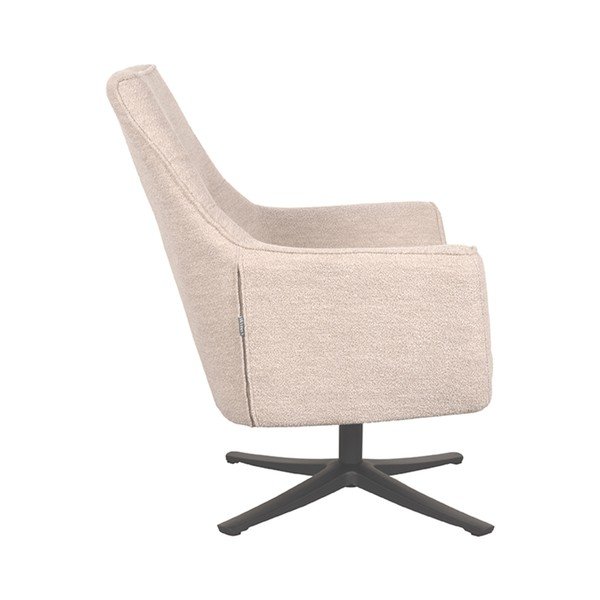 Krėslas smėlio spalvos iš boucle Tod – LABEL51-image-1