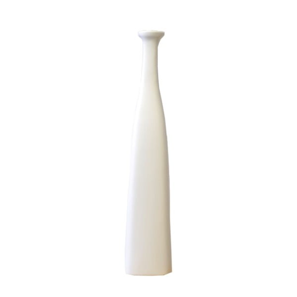 Balta keramikinė vaza Rulina Persei, aukštis 42 cm