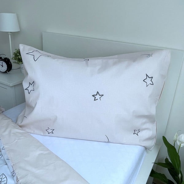 Šviesiai geltonos spalvos iš medvilnės viengulė vaikiška patalynė su žėrinčiu efektu 140x200 cm Lion King "Best friends" – Jerry Fabrics-image-3