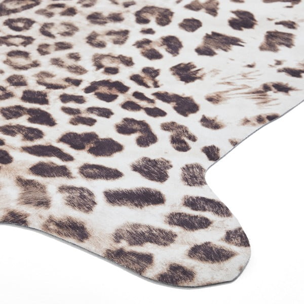 Rudos/smėlio spalvos kilimas 195x155 cm Faux Leopard - Think Rugs-image-4