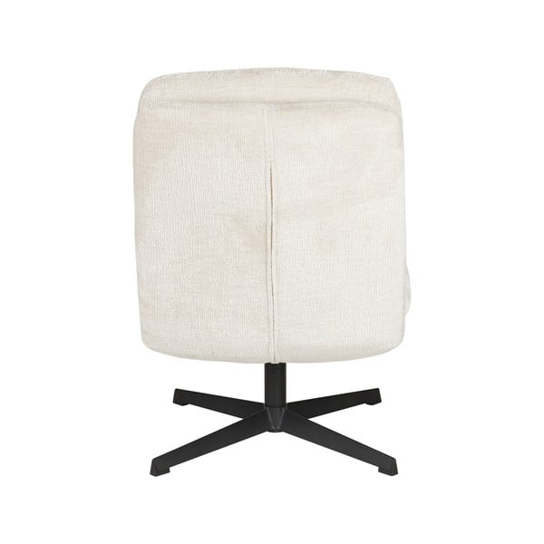 Kreminės spalvos pasukamas krėslas Kai – White Label-image-4