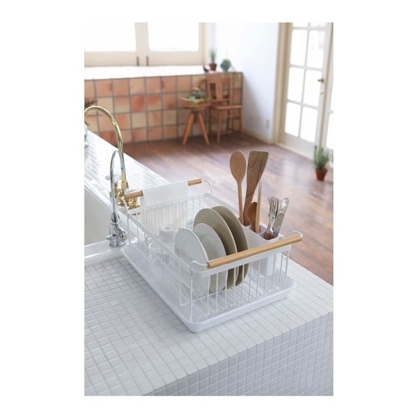 Nulašėjimo padėklas su buko medienos detalėmis YAMAZAKI Tosca-image-4