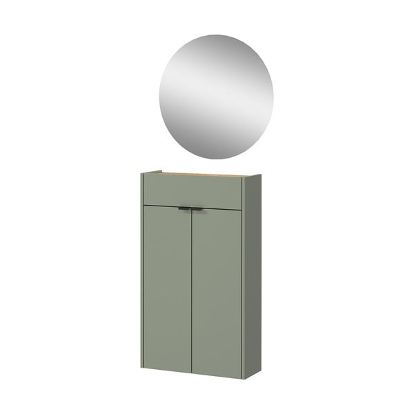 Koridoriaus baldas žalios spalvos/natūralios spalvos Ameca – Germania