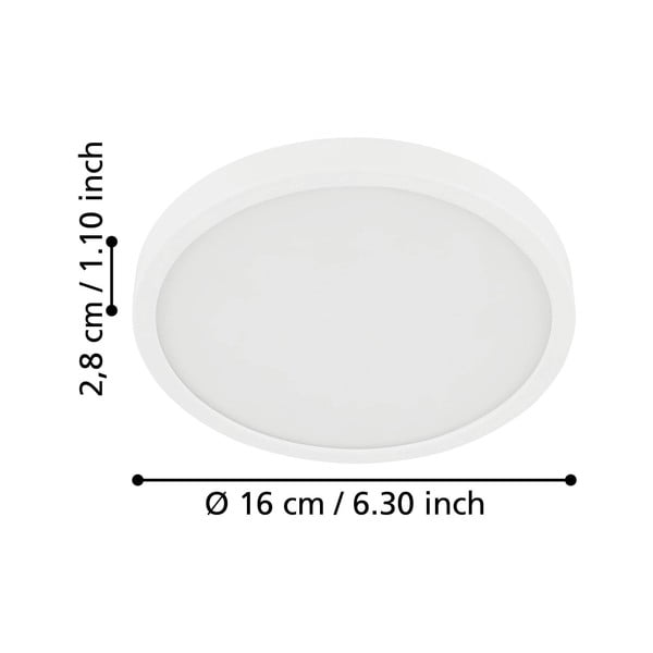 Lubinis šviestuvas baltos spalvos LED FUEVA 5 – EGLO-image-2