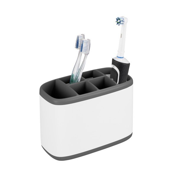 Baltas plastikinis vonios kambario organizatorius kosmetikai - Wenko-image-1