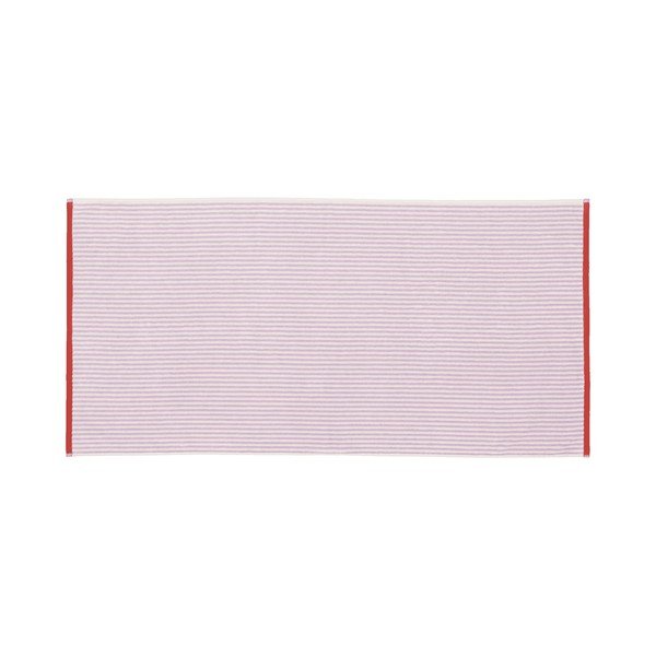 Levandų spalvos/kreminės spalvos iš frote audinio iš medvilnės vonios rankšluostis 70x140 cm Gobo – noo.ma-image-2